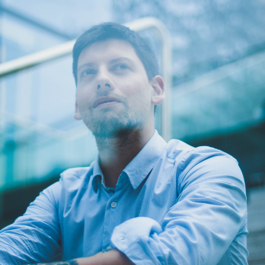 Lines of code on a screen. 